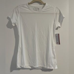 New Balance white lightweight workout shirt